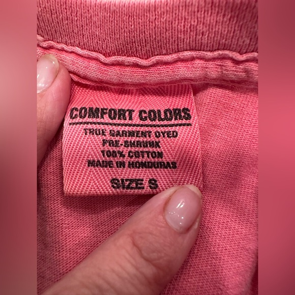 Comfort Colors Coral Short Sleeve Tee - Picture 4 of 7